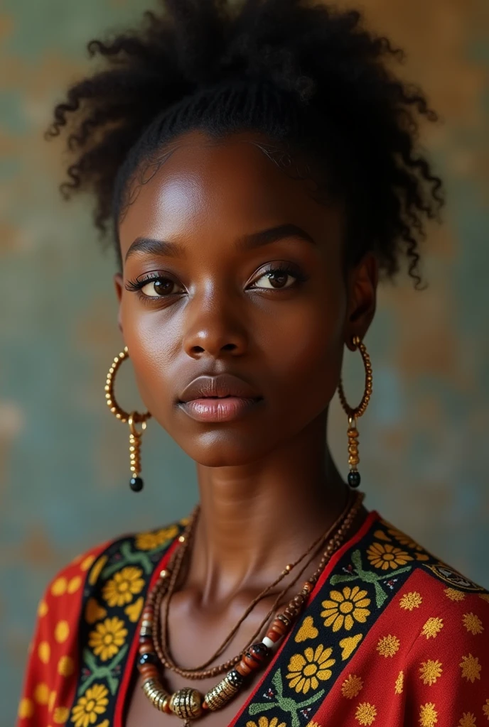 a African woman showing --auto --s2