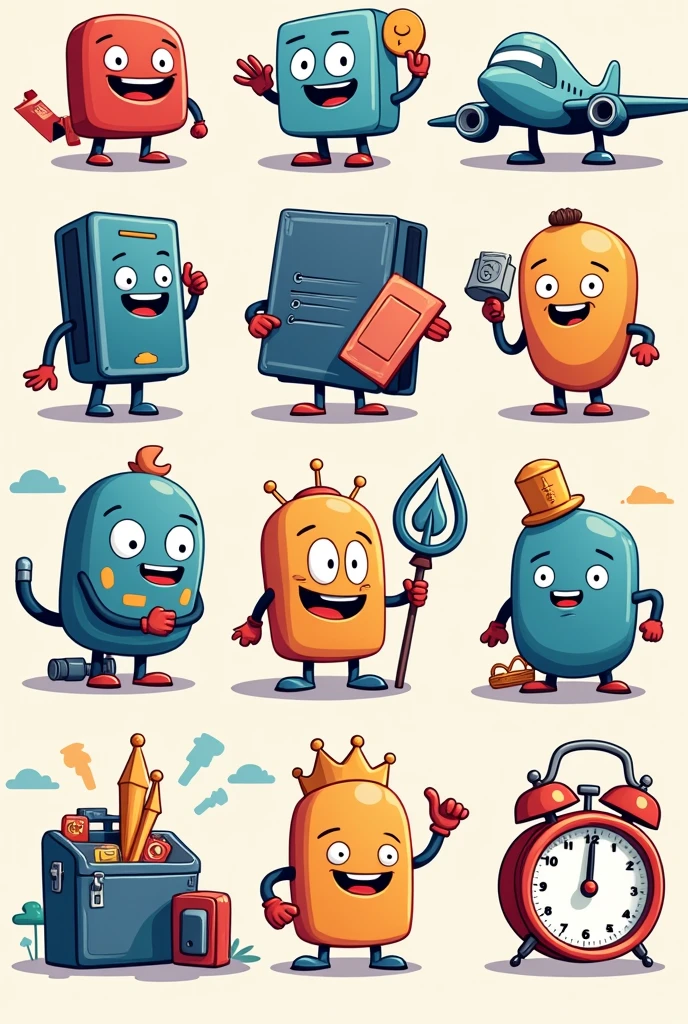 logo,card,Card sets,wallet,boot,airplane,ticket,wallet,Compass,crown,Alarm clock,Snapped,accelerate,Design separately,Cartoon,concise