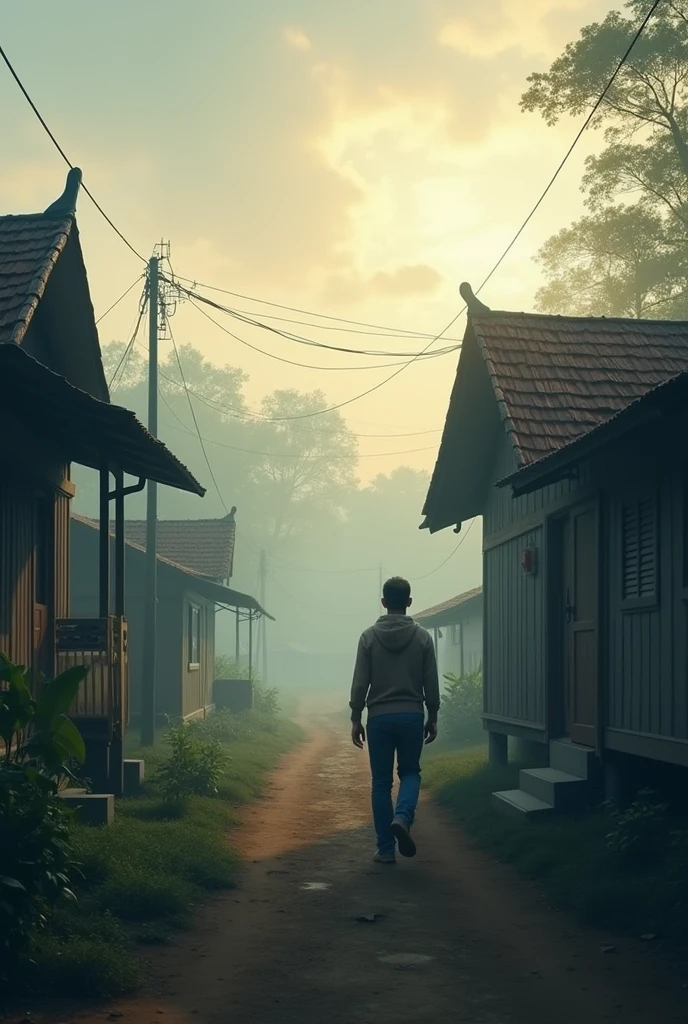 When dawn broke, the mist lifted, and Kampung Lanjut returned to its usual quiet. Azman’s house stood empty, the door wide open.