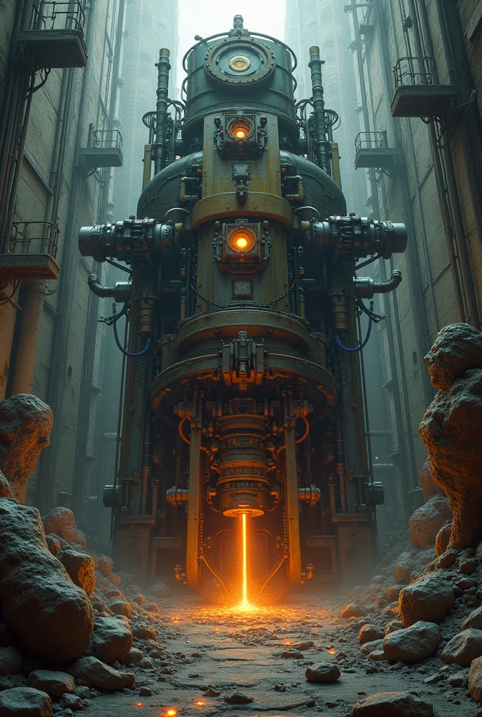 Use mechanical equipment to create works under abnormal working conditions. The fault should be depicted,maintenance,Model of mechanical exposure,No need for magical exaggeration,Be Authentic