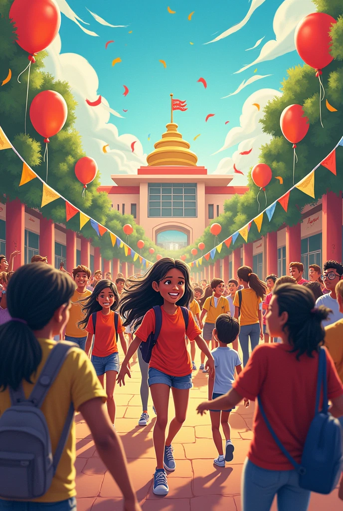 I wanna create freshers day motion poster named "പുളകം "