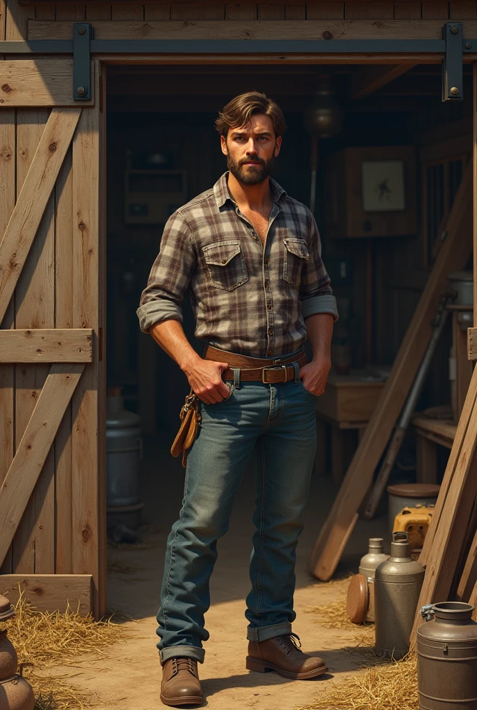 a junior man at the barn
