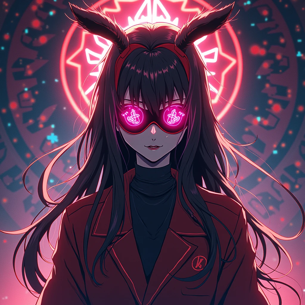 zero-two / darling in the franxx ] wears a mask, loico |, By Kamisaka Sekka, loico art style, a beautiful art illustration, Digital art on Pixiv, animated illustration, colorful illustration, supernatural art style, strange and dark art style, anime art trend, digital animated illustration, tumblr, by Yanagawa Nobusada