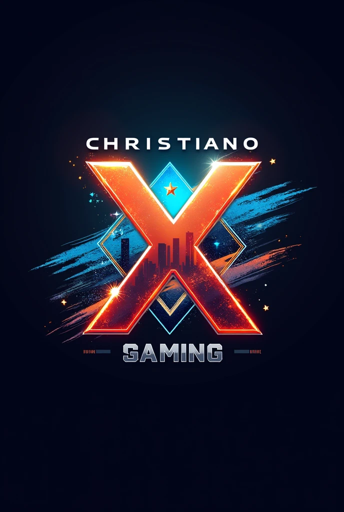 Nake me logo for yt channel freefire name christiano x gaming