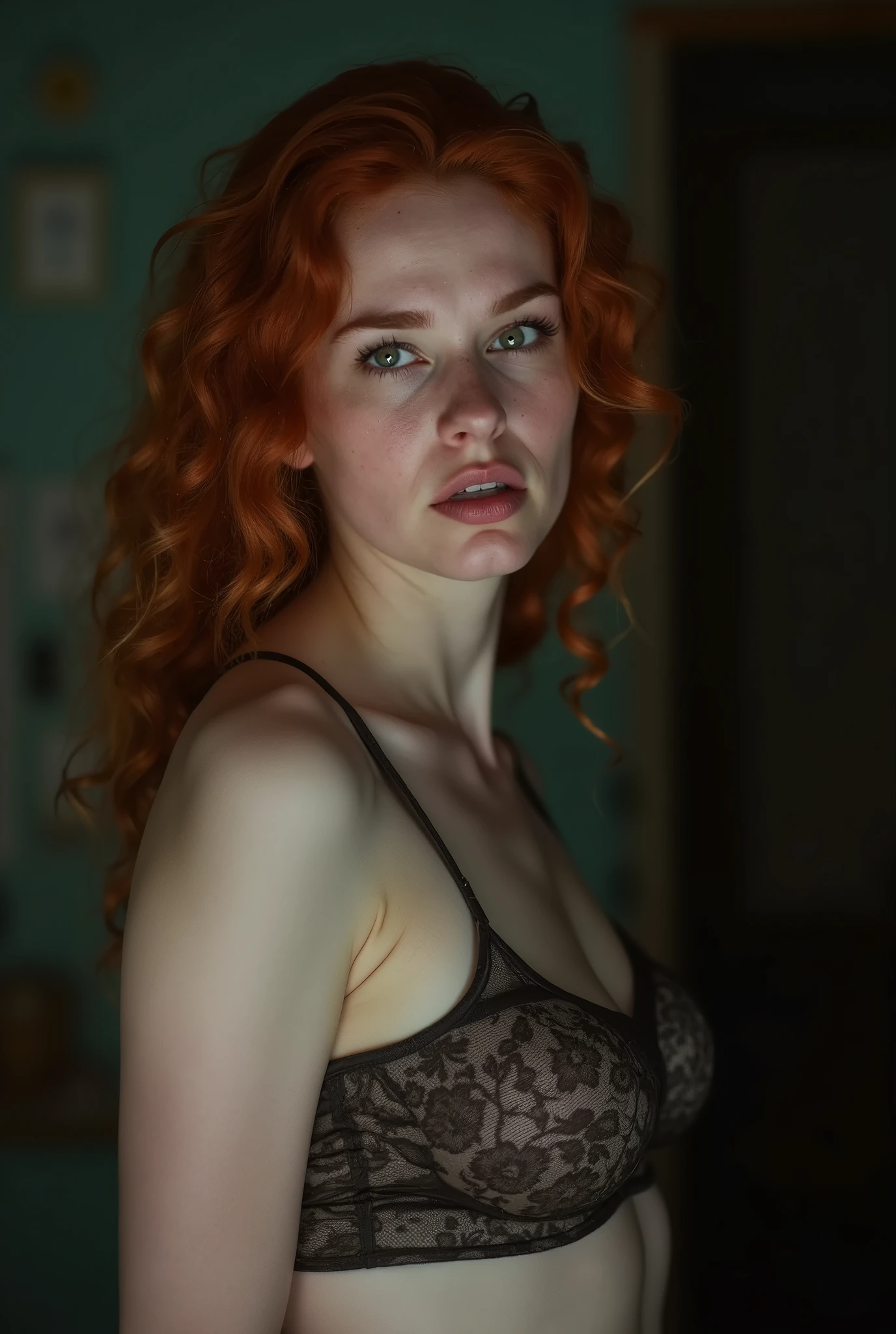 1 white redhead 53yo woman, Pretty Face, helpless, Beautiful face, pleading face, White skin, Hand POV, Hands tied, Raise your hands above your head, restraint, Handcuffs, Being pulled by another person, Lifted by others, grab, pull, pull bra, Buttonless crotchless shorts, Umbilical cord tickled with fingers, Raise your hand, helpless, whole body, Umbilical cord, in africa, nun, night, Being raped, The other kids are black.
