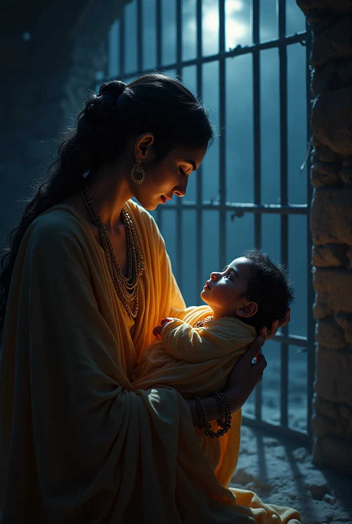 There Maya faces some difficulties as she is unable to feed her baby in temple.