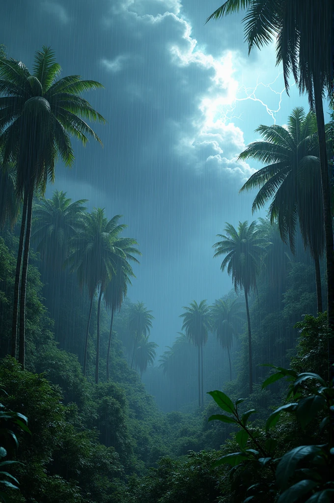 draw a storm in jungle