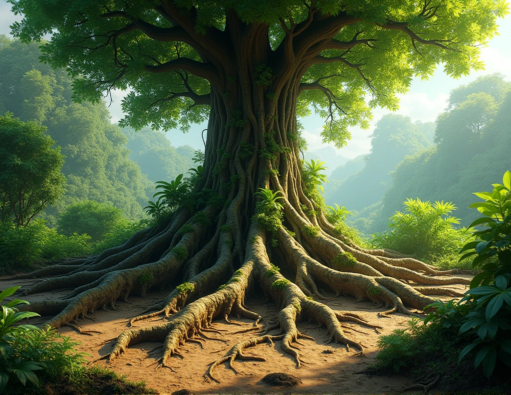 Rubber tree root irrigation