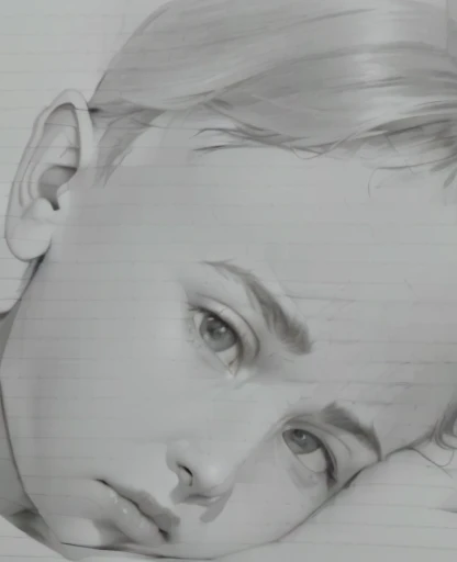 Picture of a boy with his hand on his chin, Close-up portrait, Realism drawing, Medium close-up portrait, a Pencil sketch, Realistic sketch, Realistic Portrait, Detailed Face Portrait, Pencil sketch, Realistic Face and details, Caucasian face sketch, pencil on paper, Photo of your face, Close up face portrait, Realistic Face, Face Sketch, Portraiture