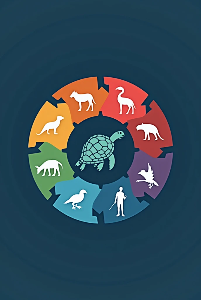 Create a logo with this Sure! Here is the list with an animal associated with each branch of statistics.:
Branches of statistics:
1. Descriptive Statistics - Turtle (slow and methodical, describe the data accurately)
2. Inferential statistics - Eagle (vigilant and perceptive, draws conclusions from data)
3. Exploratory Statistics - Monkey (curious and agile, Explore data with flexibility)
4. Biostatistics - Mouse (precise and detailed, analyzes biological data carefully)
5. Series Statistics - Salmon (constant and persistent, Analyze time series fluently)
6. Sampling Statistics - Bee (Collect and analyze samples efficiently)
7. Multivariate statistics - Octopus (Versatile and adaptable, handles multiple variables with skill)
8. Nonparametric Statistics - Crab (flexible and resistant, analyzes data without prior assumptions)
9. Computational Statistics - Robot (precise and efficient, uses algorithms to analyze data)
10. Spatial Statistics - Sea Eagle (vigilant and wide, analyze geographic data with perspective)
11. Quality Statistics - Dog (loyal and careful, ensures data quality)
12. Actuarial Statistics - Owl (wise and cautious, analyze risks and probabilities wisely)
1. Probability - Fish (fluctuating and unpredictable, as probability itself)
2. Bayesian Statistics - Chameleon (adaptable and changing, as the updating of beliefs)
3. Statistical calculation - Ant (hardworking and methodical, uses calculations to analyze data)