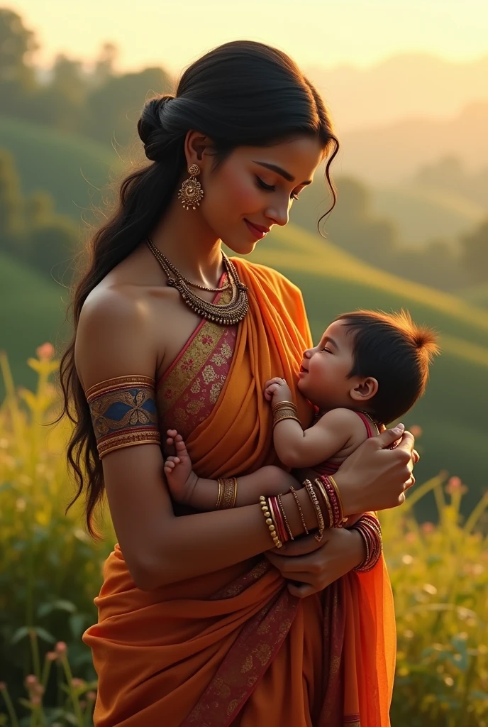Indian breastfeed