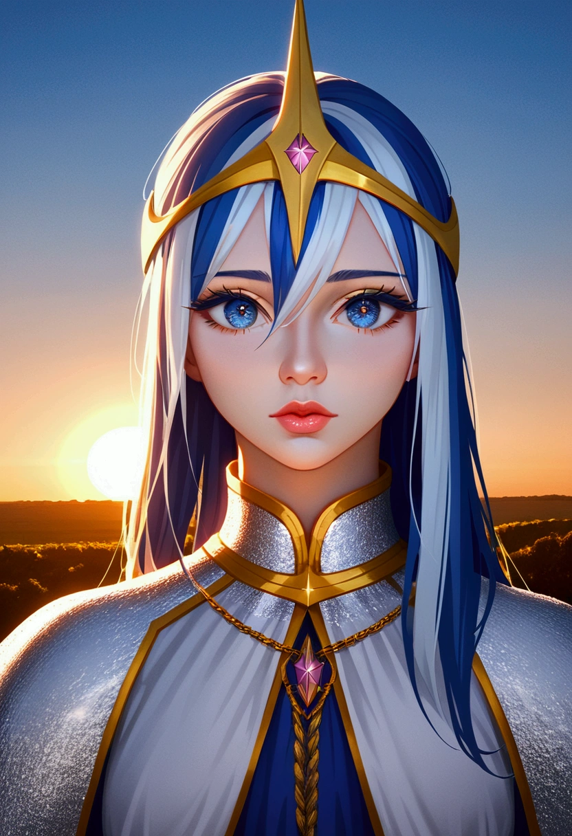 a golden knight, medieval knight, noble knight, knight in shining golden armor, golden armor, beautiful detailed eyes, beautiful detailed lips, extremely detailed eyes and face, long eyelashes, cinematic lighting, dramatic lighting, epic fantasy, fantasy landscape, concept art, highly detailed, 8k, photorealistic, masterpiece, vibrant colors, dramatic lighting, dramatic atmosphere, epic scale, sweeping vista, stunning scenery, awe-inspiring, majestic, grandiose, ornate, intricate, ornate details, intricate details, finest details, extreme fine details
