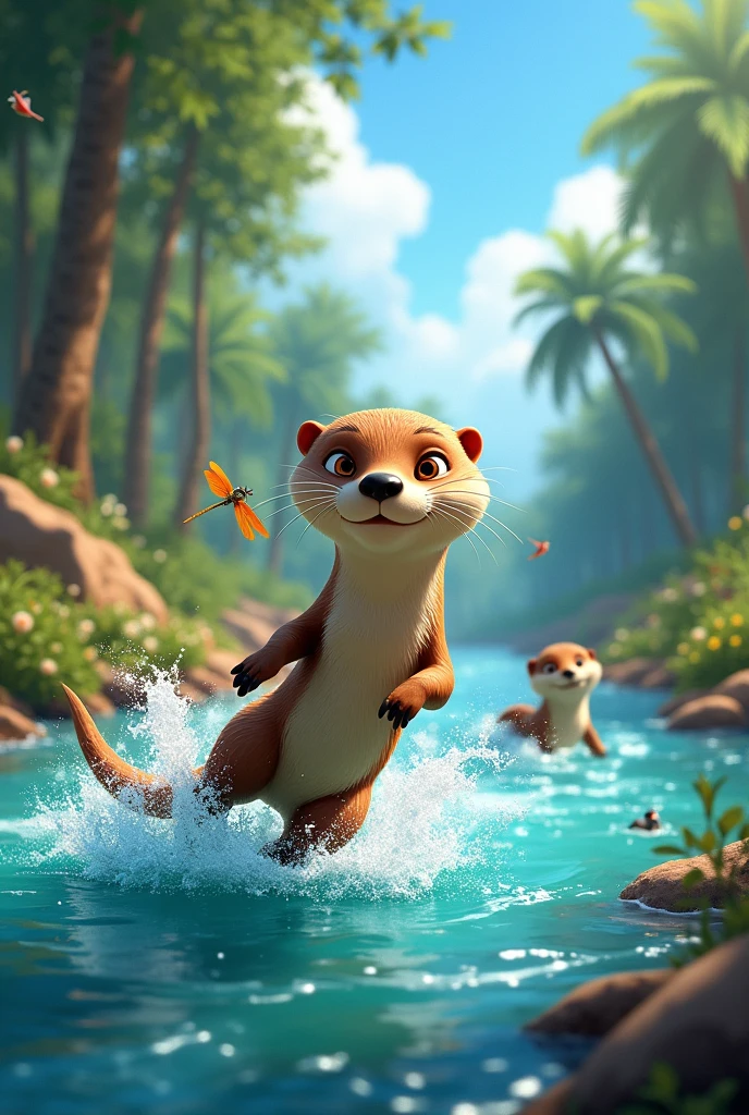 These prompts should help inspire a variety of images based on the adventures of Ollie the Otter!