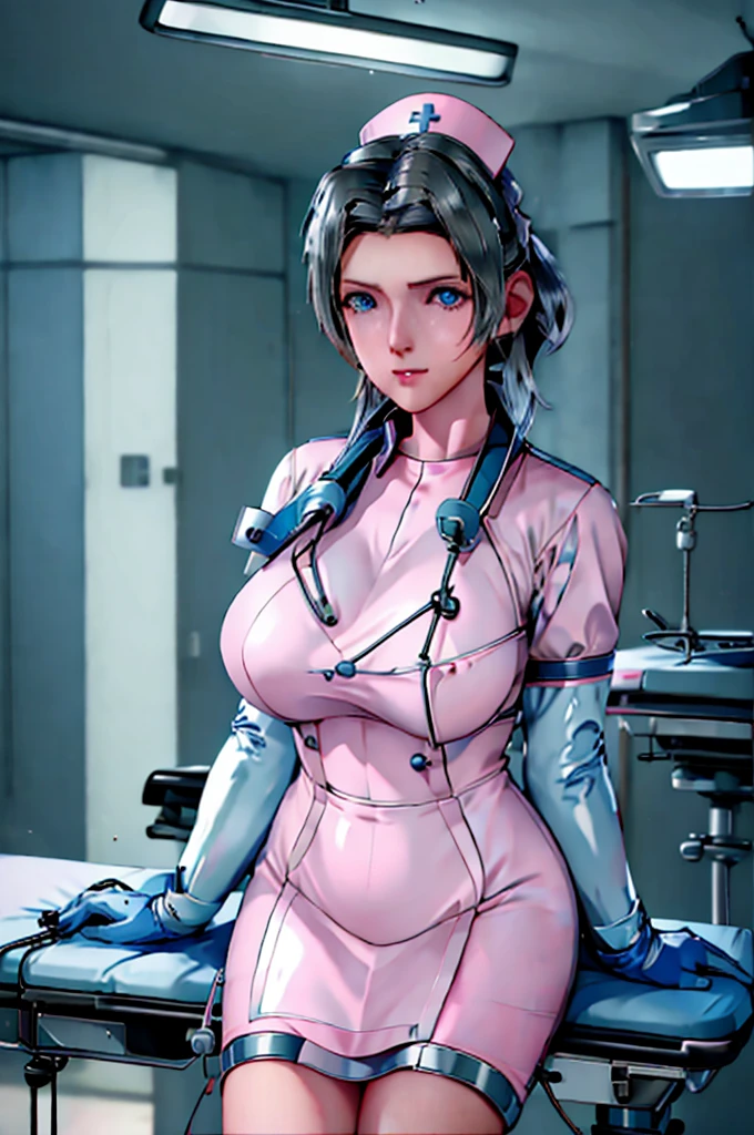 nurse uniform,hospital, latex nurse suit,nurses,busty,elbow gloves,labcoat,black hair woman,blue eyes , gigantic ,medical instruments,asian nurse,two nurses,speculum,examination room,oversize ,big ass ,strap on, lay on table ,legs spreaded,giving birth,gyno chair , dentist,Milf,latex,pink uniform,oversize breasts