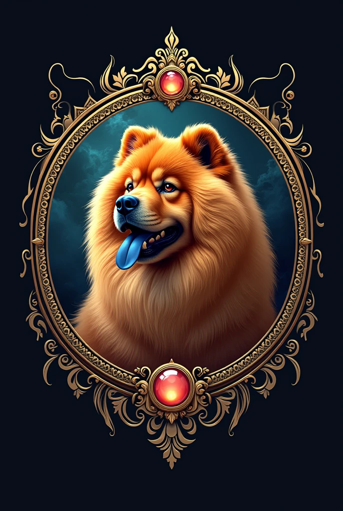 A logo for a perfumery to be called Sultan&#39;s Scents uses the image of a Chow Chow dog