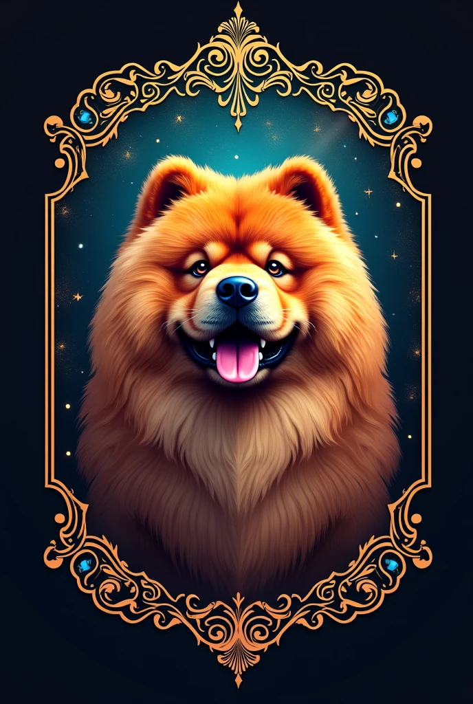 A logo for a perfumery to be called Sultan's Scents uses the image of a Chow Chow dog