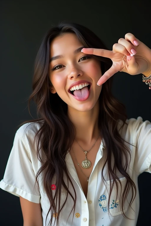 nsfw, open mouth, (spit:1.1), girl