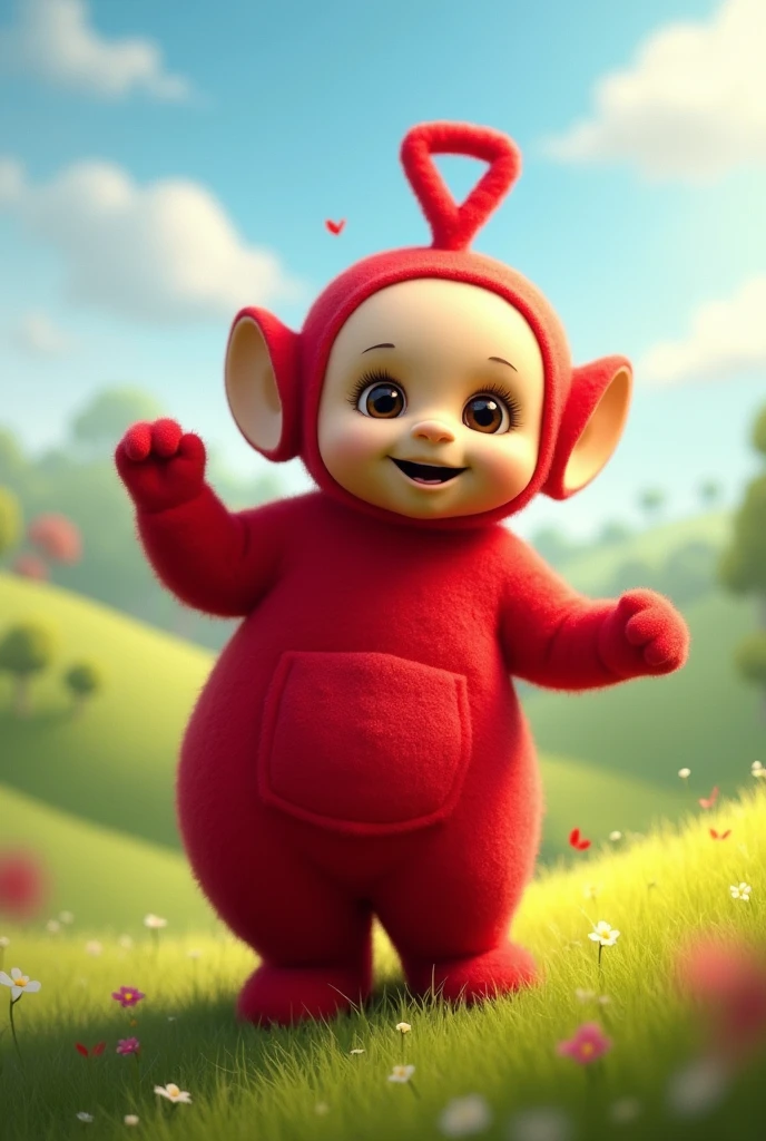Give me the red teletubbie