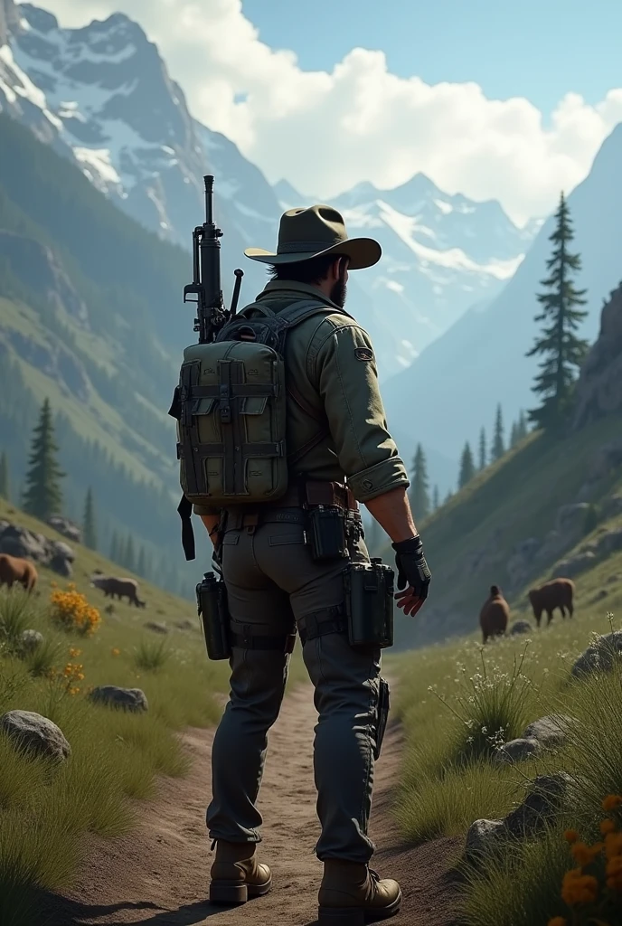 A PUBG gamer, RDR2, assessing