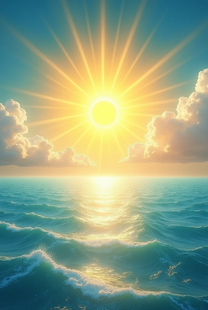 Good luck background image、Financial luck prosperity、Good match always、Improve your career luck、sun、Ocean、A bright, fluffy and warm image、Find out what you want to do、Live happily and joyfully