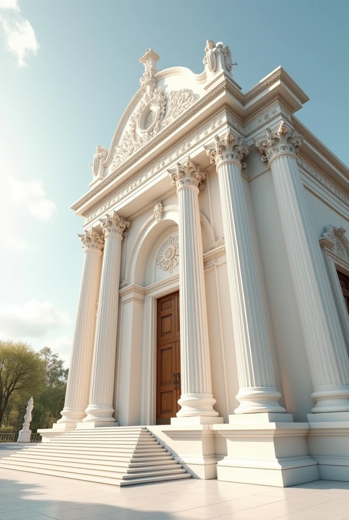 Create a bank or gods temple white only