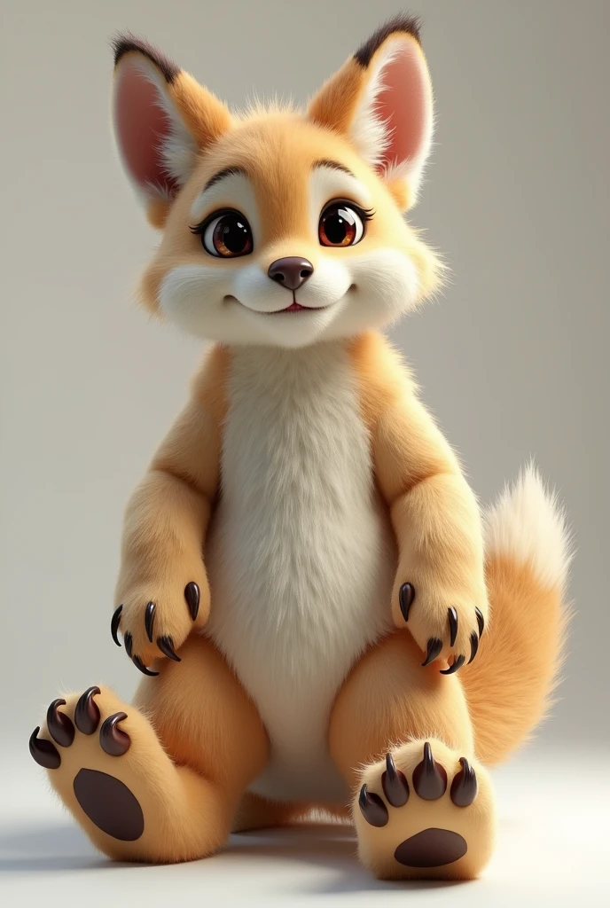 Furry, anthro, feet, paws, view, foot fetish, male young