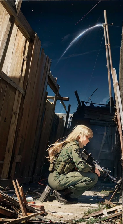 {{Masterpiece, top quality, highly detailed CG, 16K, movie lighting, lens flare}}, (1 girl soldier aiming at a huge military robot with Lahti L-39 anti-tank gun), (wide view), thick body, Photorealism: 1.4, long blond hair, green eyes, have multiple weapons, aim, (Lahti L-39 anti-tank gun), direct light, F/1.8, night footage, shot at 35mm depth of field on the rubble ((Shinjuku at night (5 fully equipped special forces SWAT protect women)), (sniping with anti-tank rifles), (from side), HDR, hyper detailed, giant robot wreckage, (wide angle lens), kneeling shot , tiger and girl, Tiger painting}A flash of light runs, Colorful water levitation(2D:1.5), official art, unity 8k wallpaper, ultra detailed, beautiful and aesthetic, masterpiece, best quality, chinese style, (zentangle, mandala, tangle, entangle), ecstasy of flower, 1girl, extremely detailed, dynamic angle, cowboyshot, the most beautiful form of chaos, elegant, a brutalist designed, vivid colours, romanticism, by james jean, roby dwi antono, ross tran, francis bacon, michal mraz, adrian ghenie, petra cortright, gerhard richter, takato yamamoto, ashley wood, atmospheric