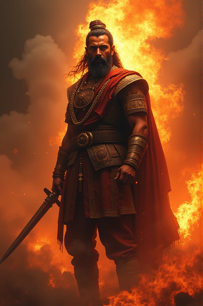 Chatrapati shivaji maharaj background fire