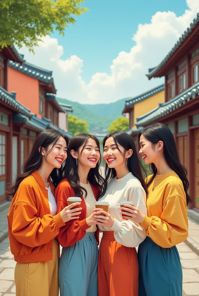 4 female best friend in korea
