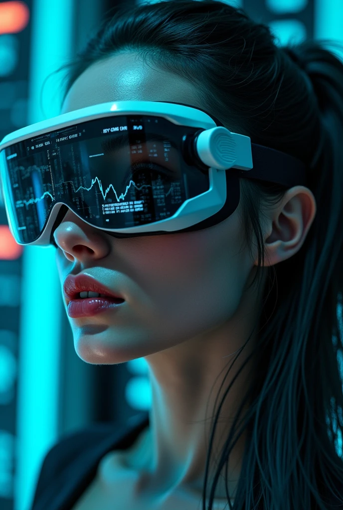 (masterpiece:1.2,Exceptional Quality,mirror-like,cinematic experience),8k,wallpaper,Ray Tracing,(woman),Are standing,(美しいwoman,sexy),(Wearing futuristic cyber goggles:2.0,Data displayed on the goggles:2.0,Detailed view of the goggles:2.0),(A face with attention to detail,Detailed skin texture,Beautiful Skin),(Looking into the camera),(front),(Face close-up:2.0),(Server puncture:2.0),(The background is a wall of data:2.0),(Glossy Lips:1.5)