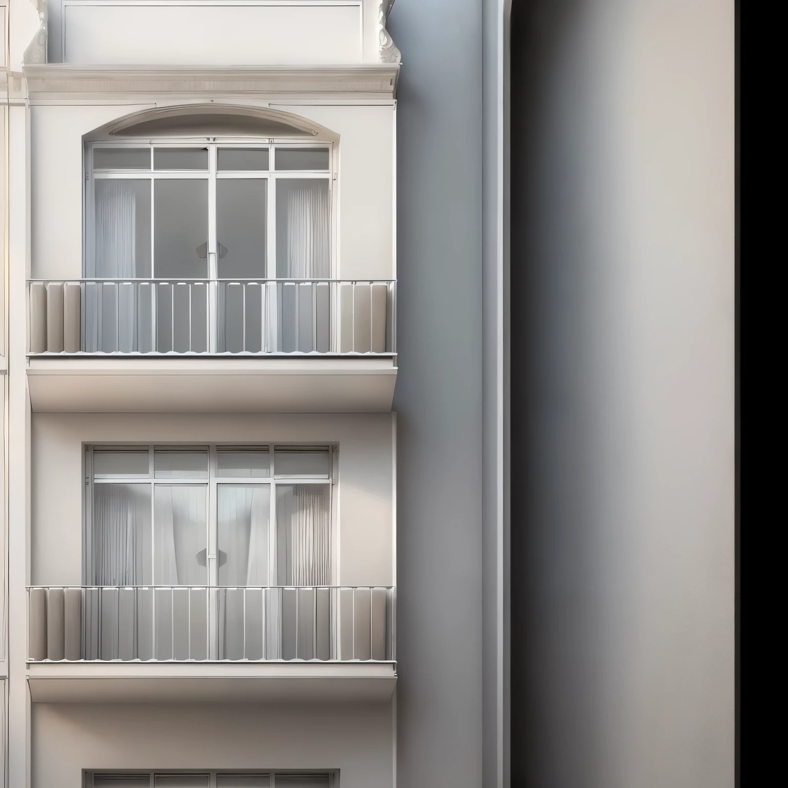 a drawing of a building with balcons and balcons on the second floor, appartement 2j, architecture détaillée, 2 d autogoujat, autogoujat, appartement 2j design, bâtiment à plusieurs étages, section architecturale, détail architectural, détails réalistes en hauteur, balcons, bâtiment faisant face, highly architecture détaillée, Plan architectural, bâtiments détaillés, goujat, porte de balcon