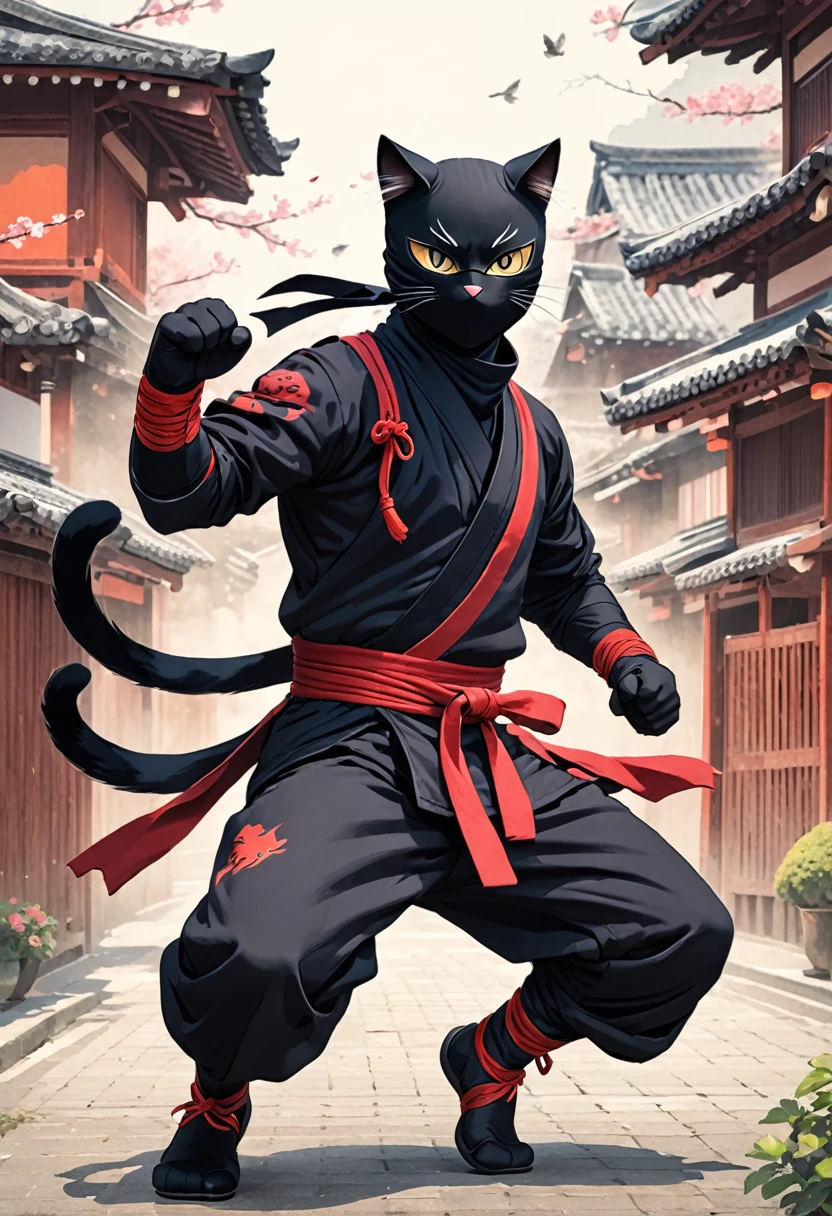 Ninja cat man