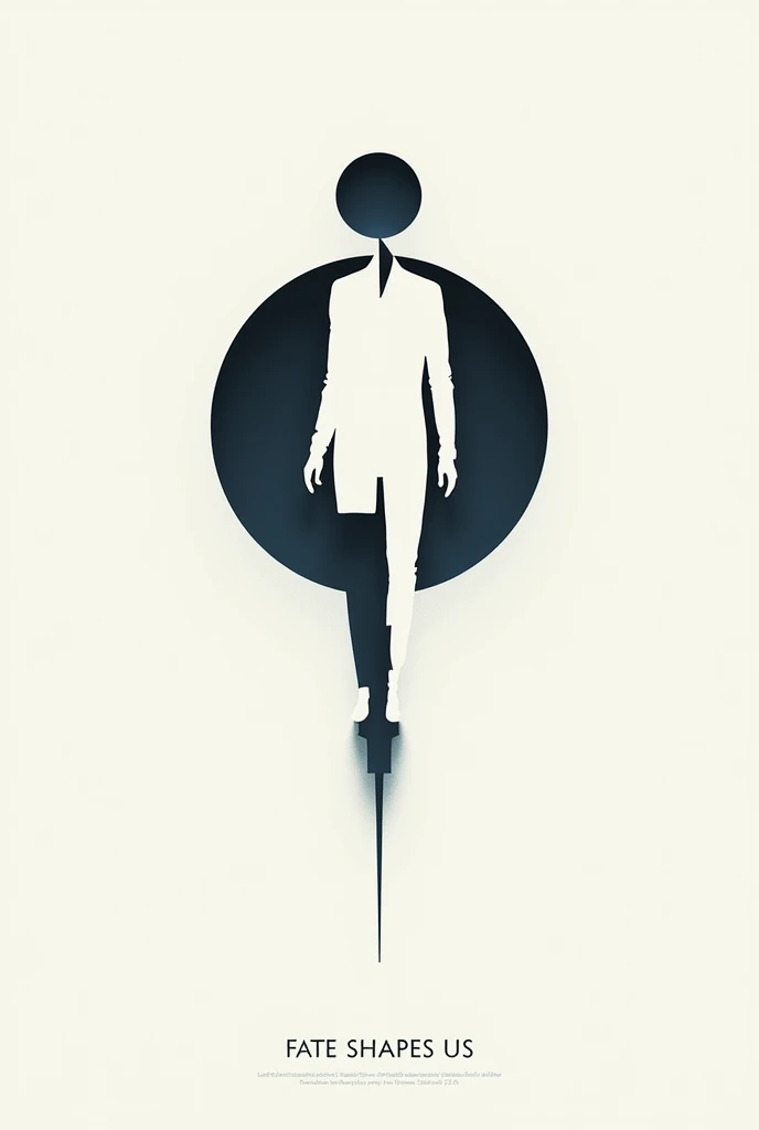 Visual Theme: Use an incomplete or fragmented shape, like a circle or a human figure. The gaps in the shape should be strategically placed to hint at what it represents without fully completing it.
Background and Colors: A minimalistic background with a neutral color like white or light gray can make the central shape stand out. Use contrasting colors (e.g., black or dark blue) for the shape itself.
Text: Place a concise phrase like "Fate Shapes Us" or "The Power of Perception" near the bottom or integrated into the design. Use a clean, modern font to maintain a sophisticated look.
Gestalt Reference: Consider adding a subtle reference to Gestalt theory, either as a small footer text or integrated into the design, like "Inspired by Gestalt Principles
