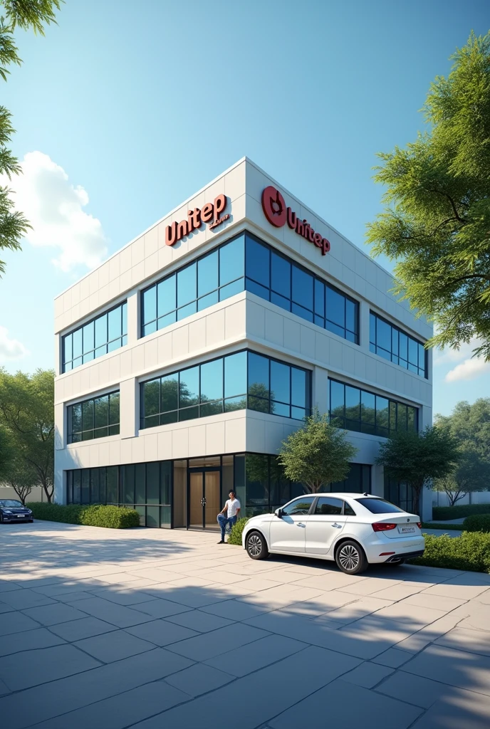 My dream company unitep solution private limited with my personal car & i am standing in front of it & helping needy people