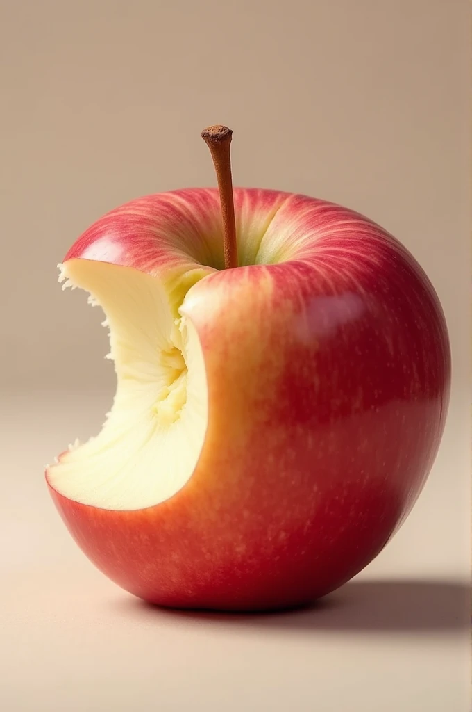An eated apple