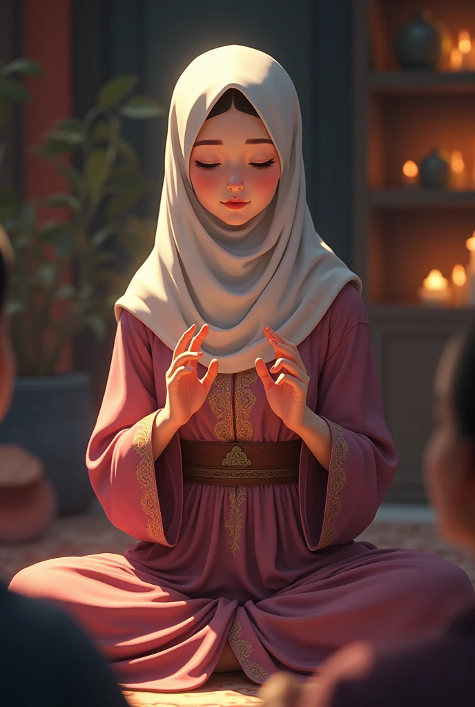 Muslimah is telling stories without showing her face anime