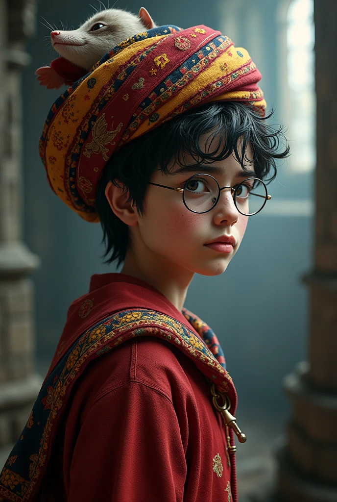 Harry potter with a pagdi