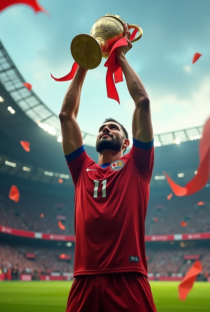 Football tournament winner