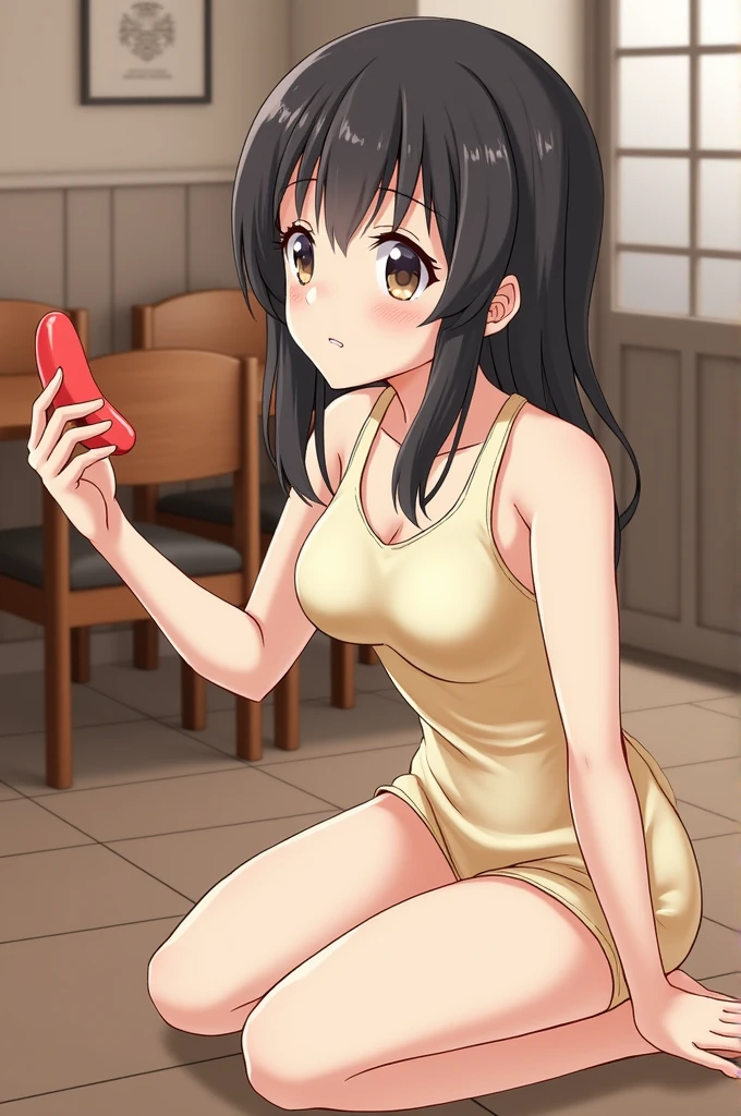 Shinobu's house is a place where you can enjoy the company of your friends., sucking penis