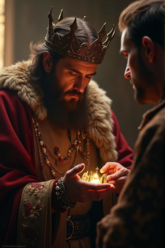 He then presented the ring to the king.When the king looked at the ring, he saw that it was inscribed with the words: "This too shall pass."When the king read these words, he realized the truth of the minister's statement. He understood that every situation in life, whether joy or sorrow, is temporary and will change with time.