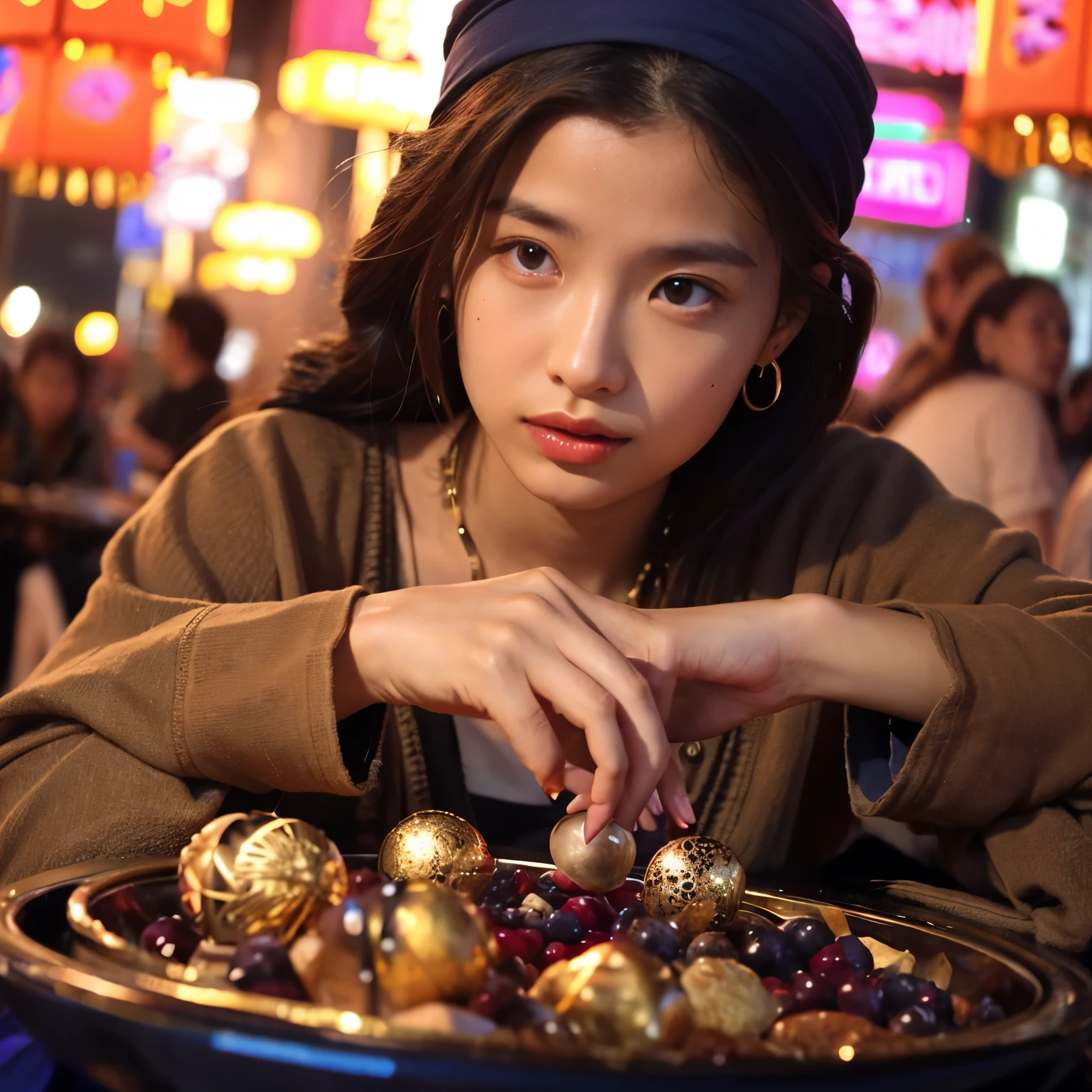 Beautiful fortune teller