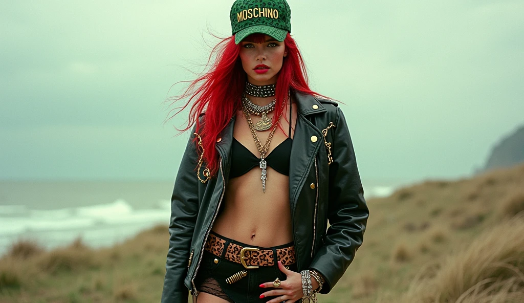 there is a woman with a red hair and a black hat, portrait of demi rose, dasha taran, aleksandra waliszewska, olga buzova, bella poarch, portait of haifa wehbe, anastasia ovchinnikova, portrait demi rose, clear portrait of demi rose, red wig, demi rose