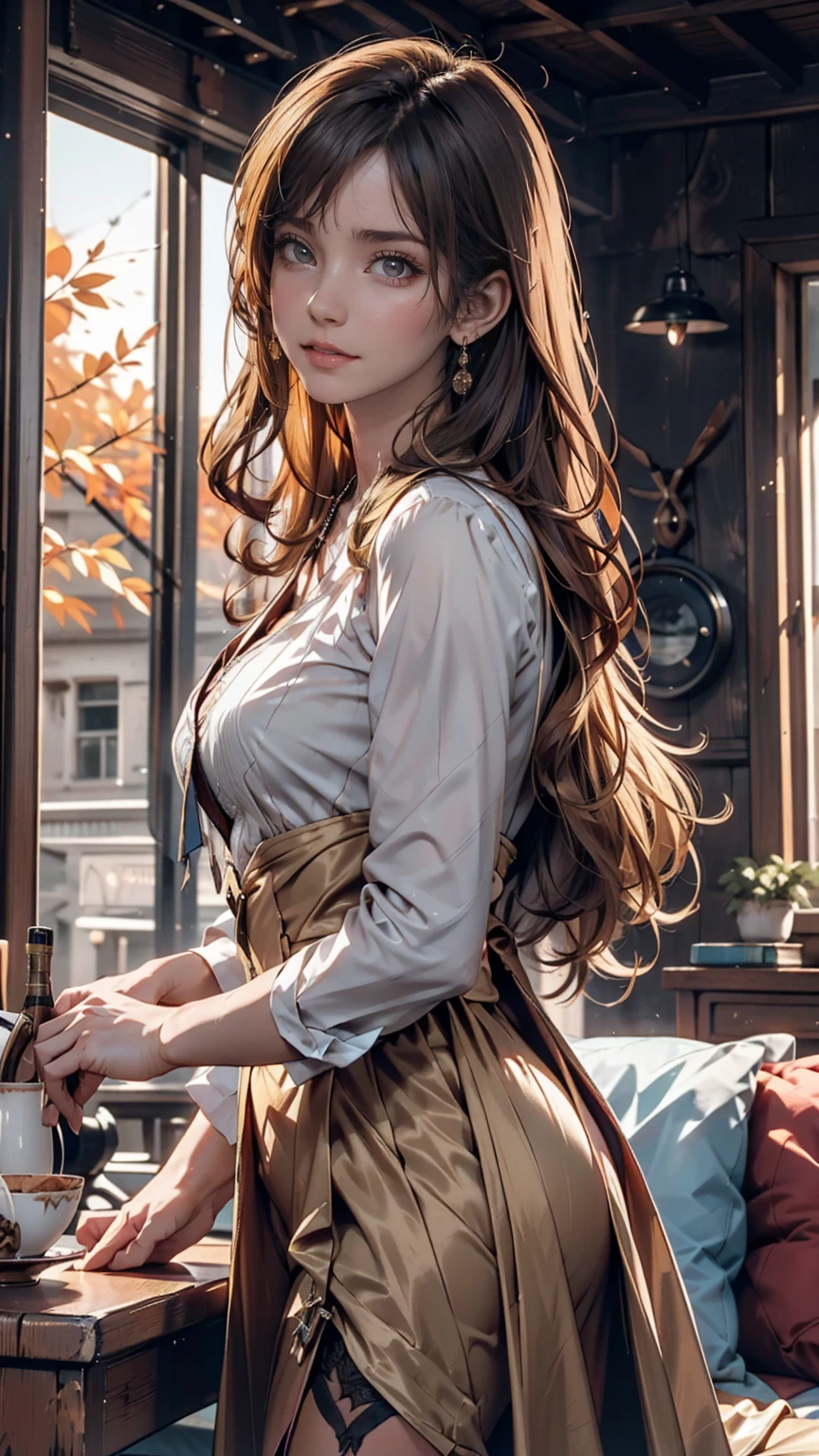 Blonde woman, dressed as dieselpunk, Model shooting style, (Highly detailed CG 8k wallpaper units), The most beautiful art photos in the world, A magnificent professional (photo shoot:Steve McCurry), 8K Ultra HD, Digital SLR, Soft lighting, high quality, Film Grain, Fujifilm XT3 Sharp focus, 5 ....6, Attention to detail, Sharp focus, dramatic, (Wearing diselpunk clothes), (Looking at the audience:1.2), (Natural light), (Fascinating)