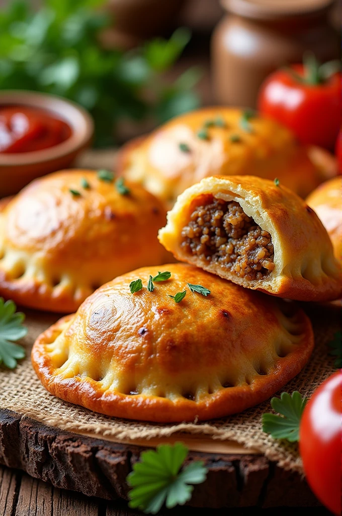 Good empanada advertising flyer 