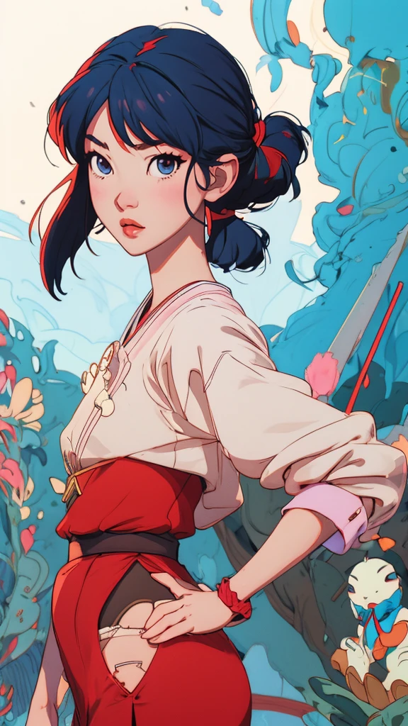 anime of style of Henry ,style of Hsiao Ron Cheng