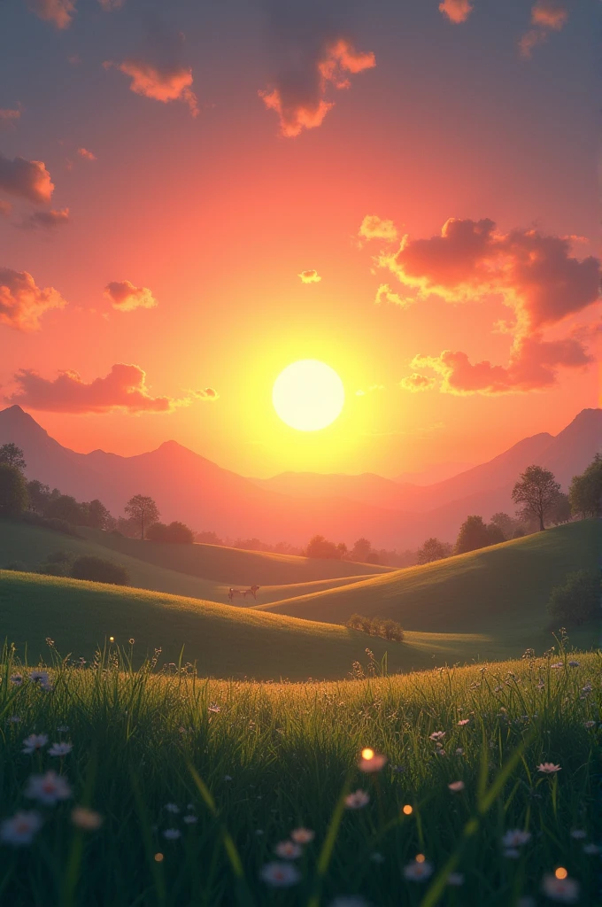 
A sunrise symbolizing new beginnings.
