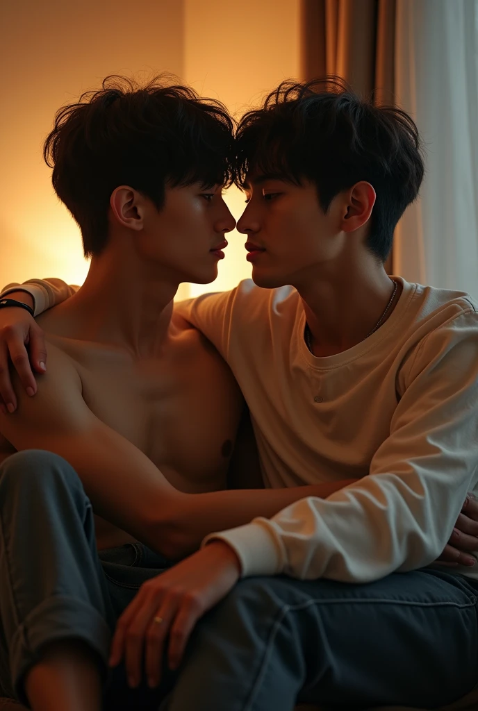 OffGun sits on each other's laps