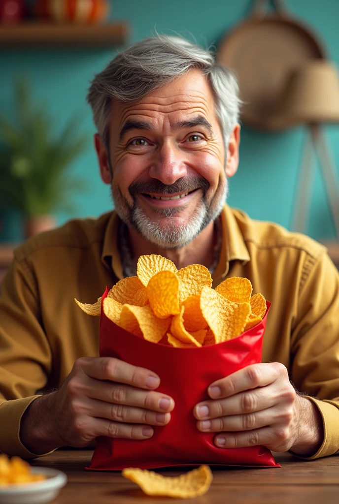 Sasti Masti aalu chips ek Aadmi photo