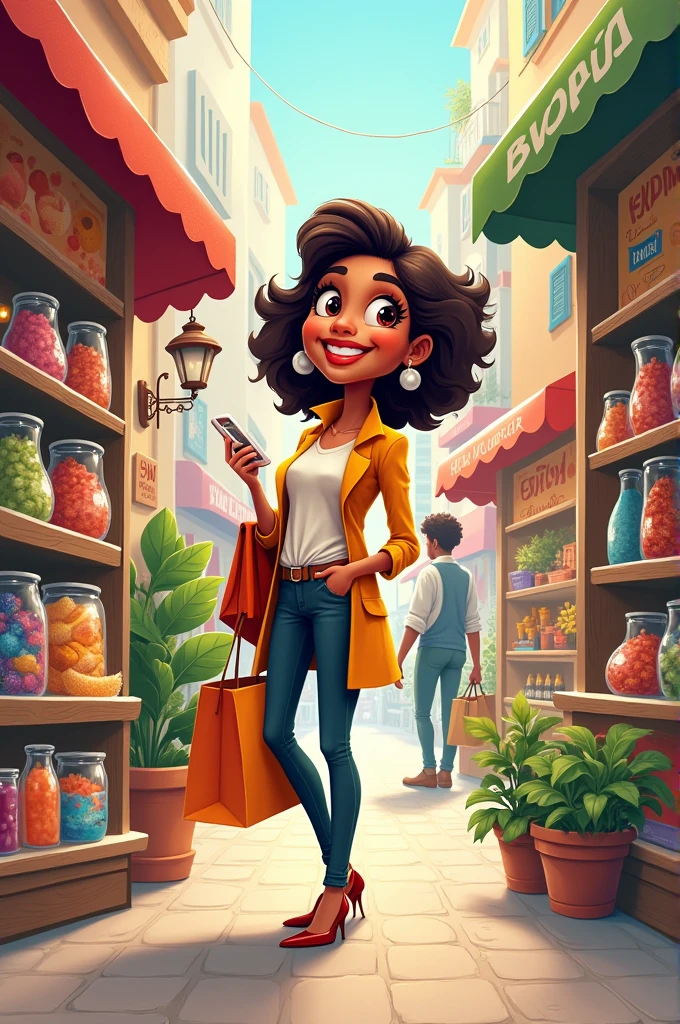 Gumawa ng cartoon drawing tungkol sa matalinong mamimili