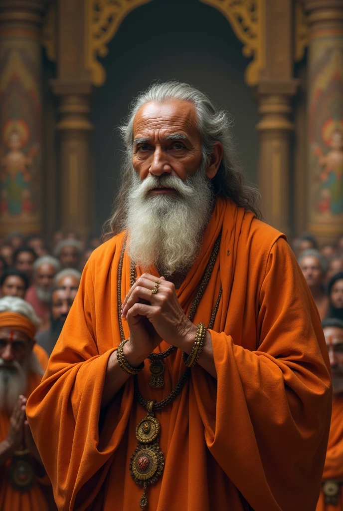 One bramhana pandit introduse him self to other pandits
